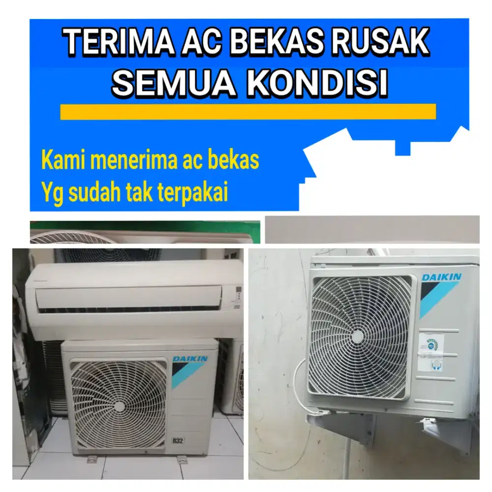 Terima ac bekas rusak