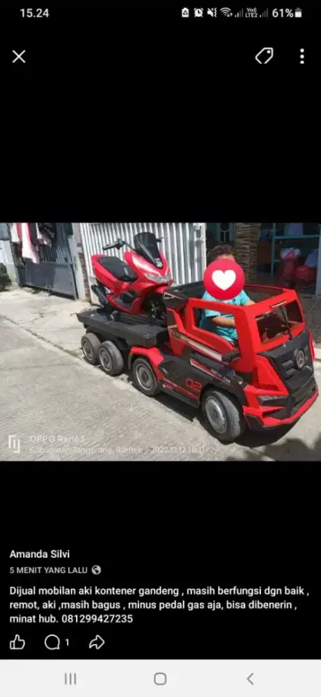 Mobil aki untuk anak dewasa bisa naik