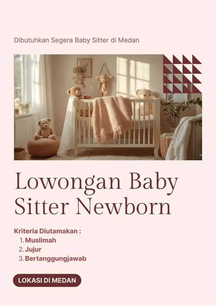 Lowongan baby sitter newborn