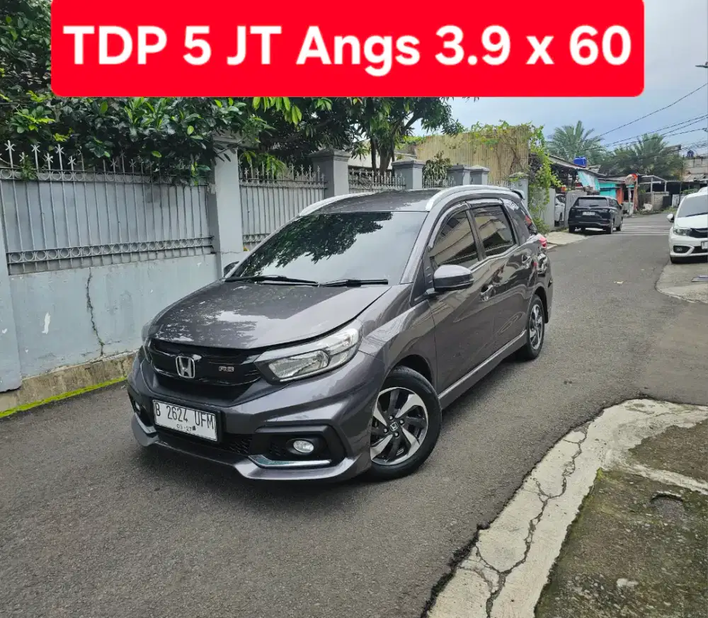 TDP 5 Jt Angs Termurah Mobilio RS 2017 Matic Abu Abu Low Km Like New