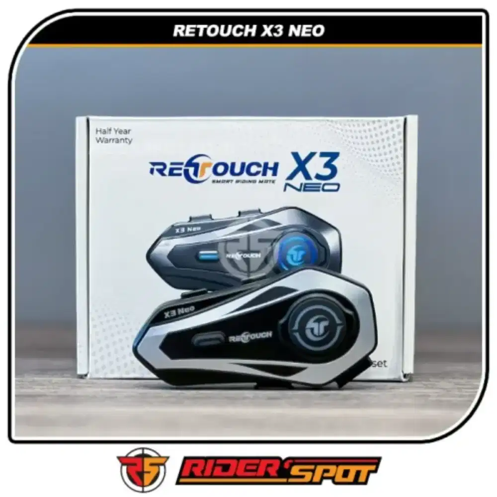 Motorcycle helmet bluetooth interphone Headset X3 Neo retouch