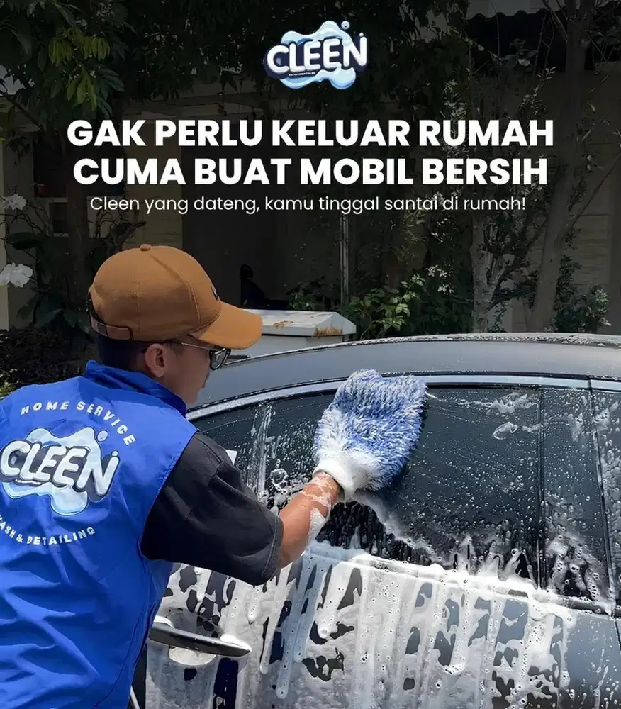 Dicari tenaga kerja untuk cuci mobil home service