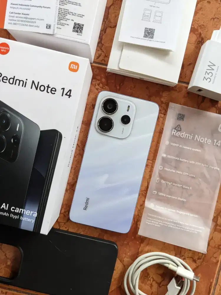 Xiaomi Redmi Note 14 4G 8/128 GB Fullset Original