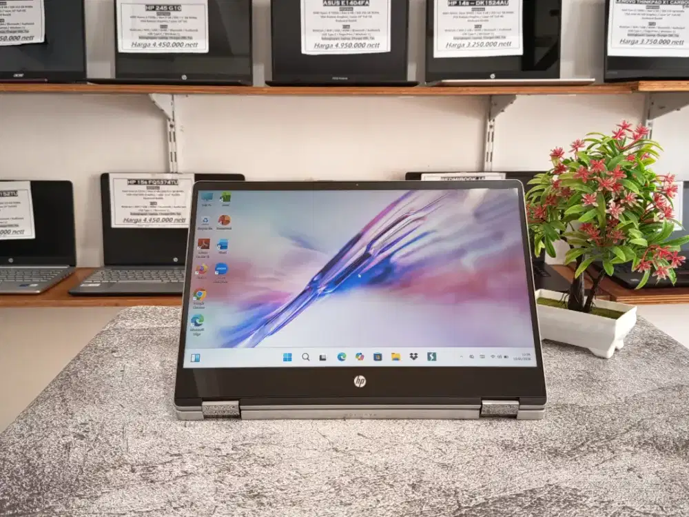 Hp Pavilion X360 14 Core i3-10110U Ram 8GB NVMe 512GB GT MX130