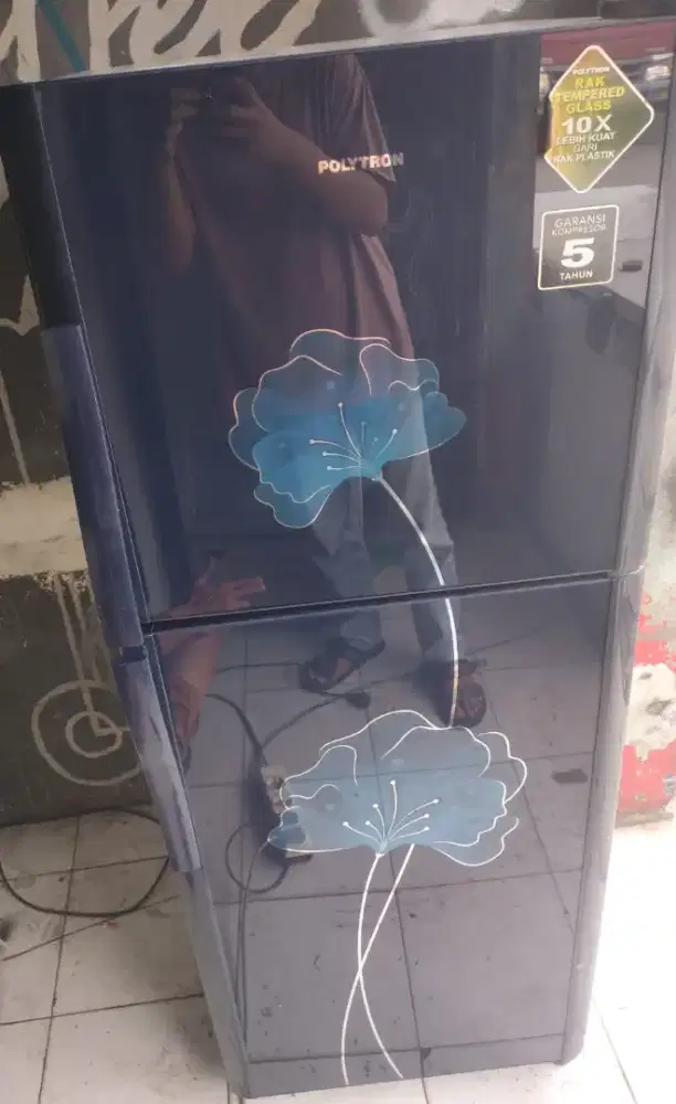 Jual kulkas 2 pintu normal no kendala merk POLYTRON BALEZZA