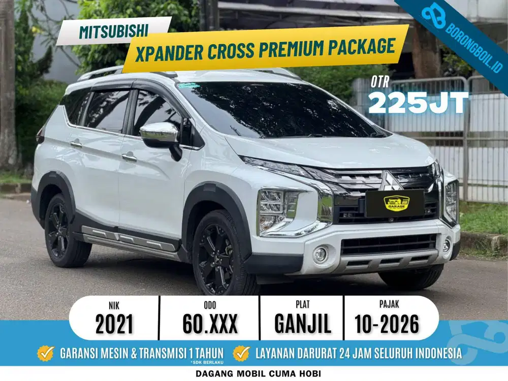 Mitsubishi Xpander Cross Premium Package AT 2021 Putih Metalik