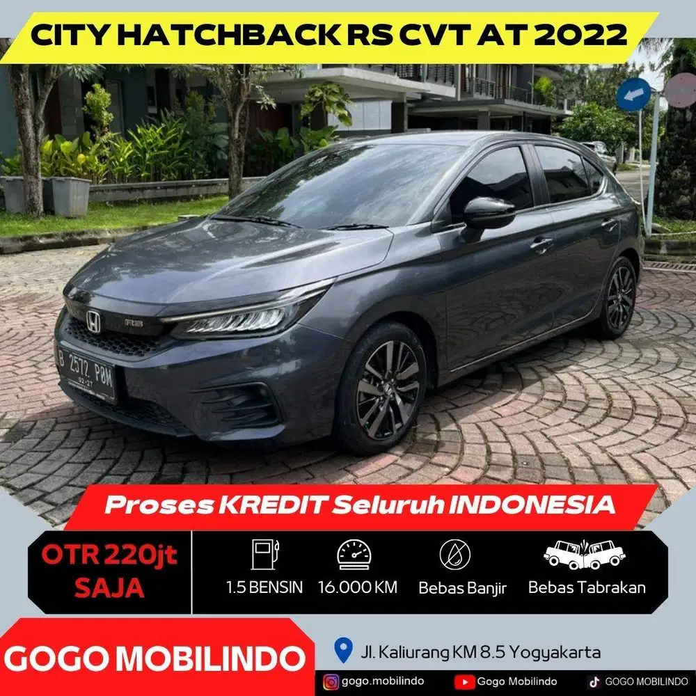 Honda City Hatchback RS CVT Matic 2022 ISTIMEWA DP Minim Jazz