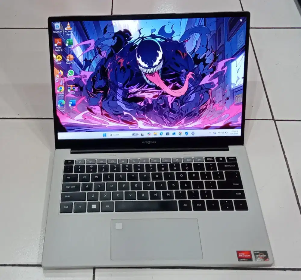 Laptop Advan Workplus/Processor AMD Ryzen 5 6600H/Ram 16GB/ SSD 512GB