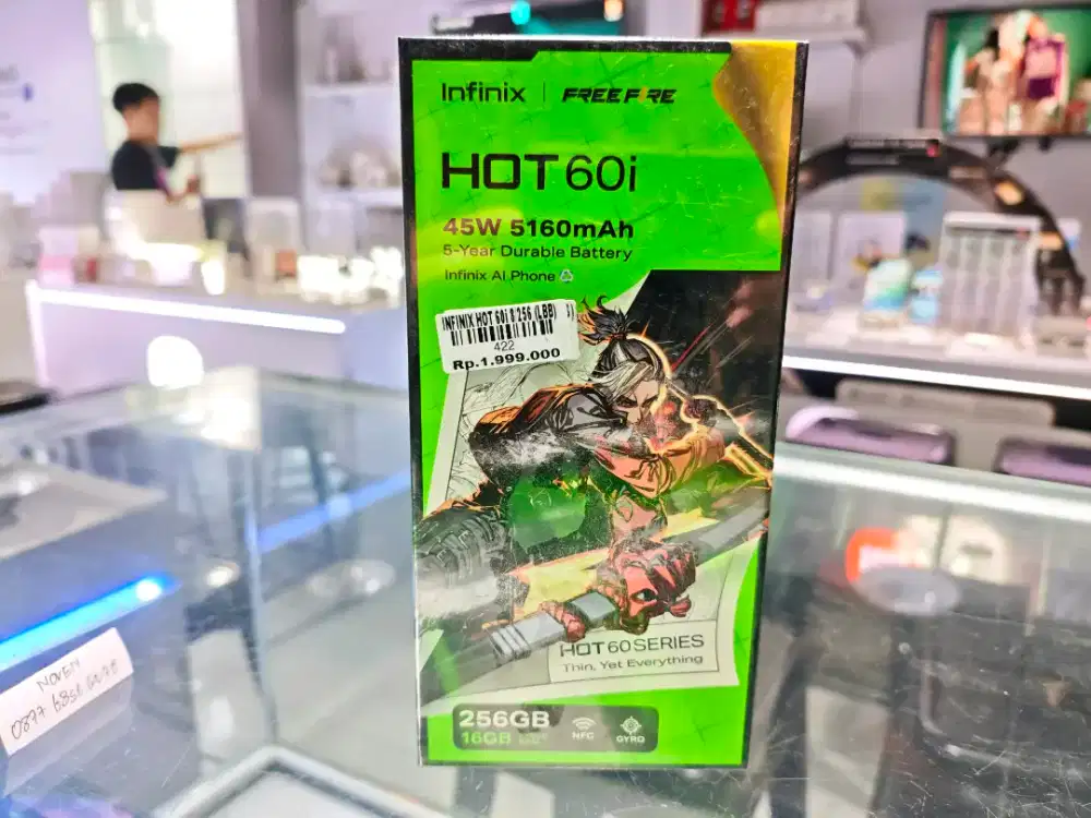 INFINIX HOT 60i RAM 8+8/256GB ATLANTIS DAHSYAT