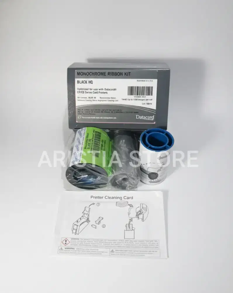 Datacard Ribbon Black HQ CD168/CD868  Original Asli