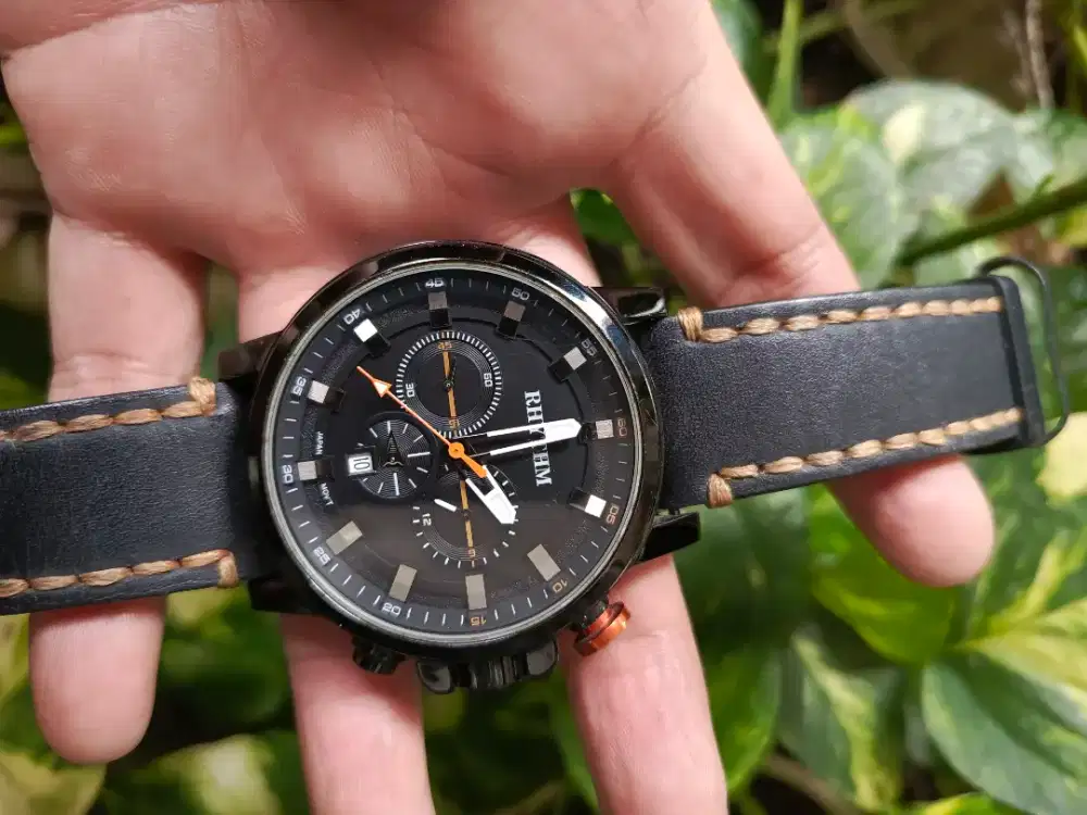 Jam RHYTHM SI1604L Chronograpp Made Japan Kondisi mulus
