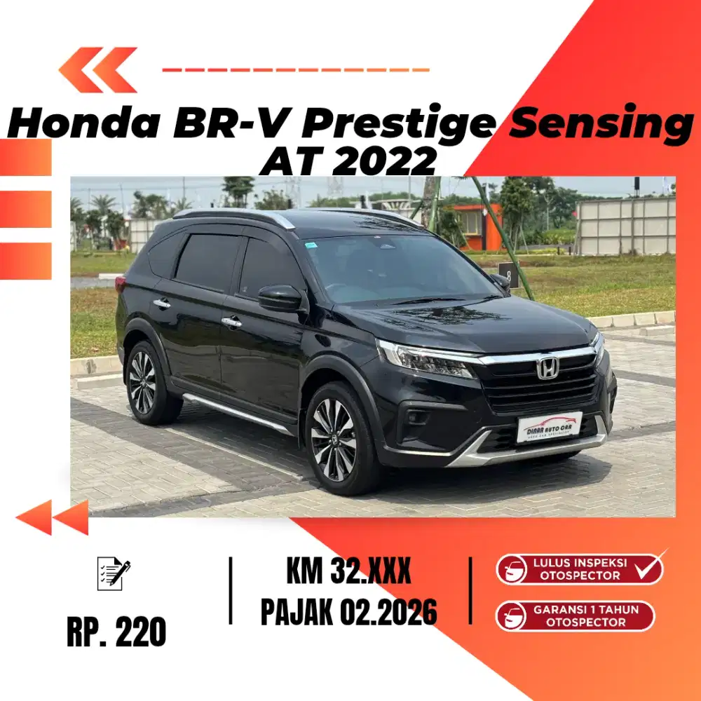 BRV Prestige Sensing 2022 KM 33RB