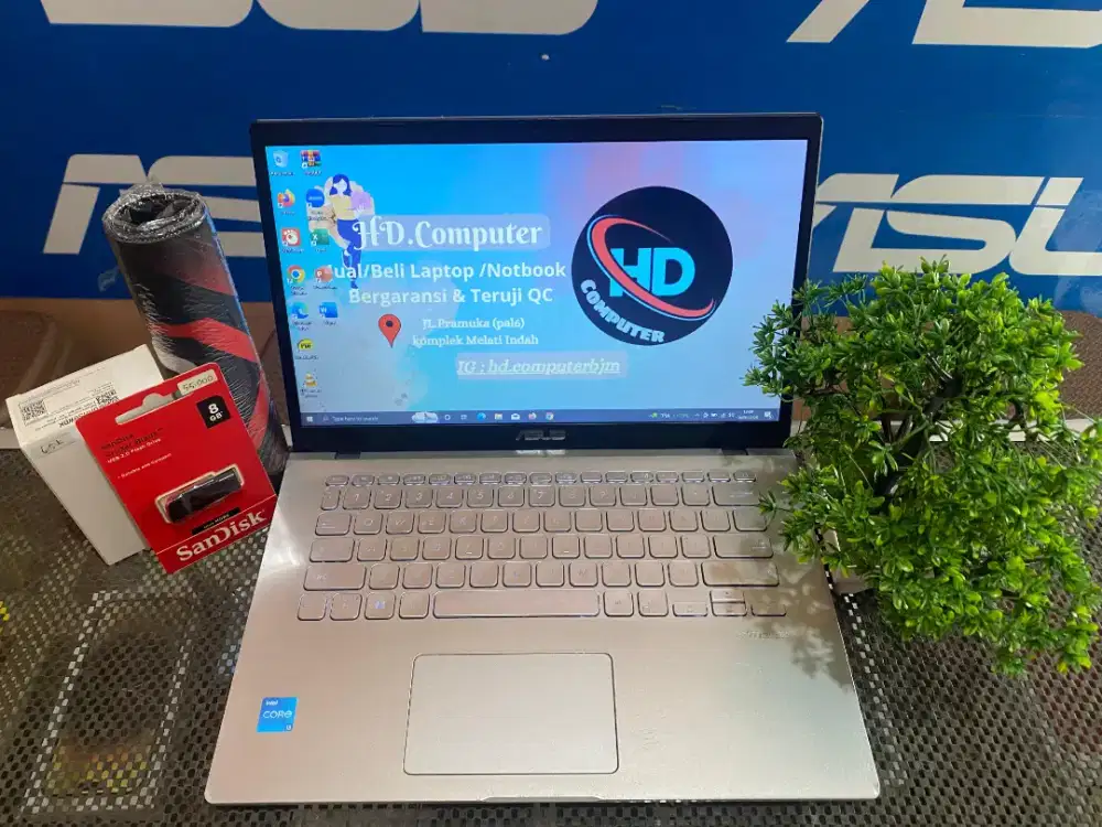 LAPTOP ASUS VIVOBOOK A409M RAM 8GB SSD 256GB KB BACKLIT!!