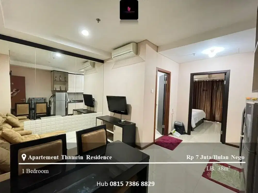 Disewakan Apartement Thamrin Residence FF 2BR Low Floor