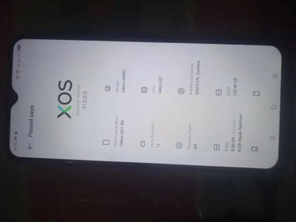 INFINIX HOT 30i 8+8/128