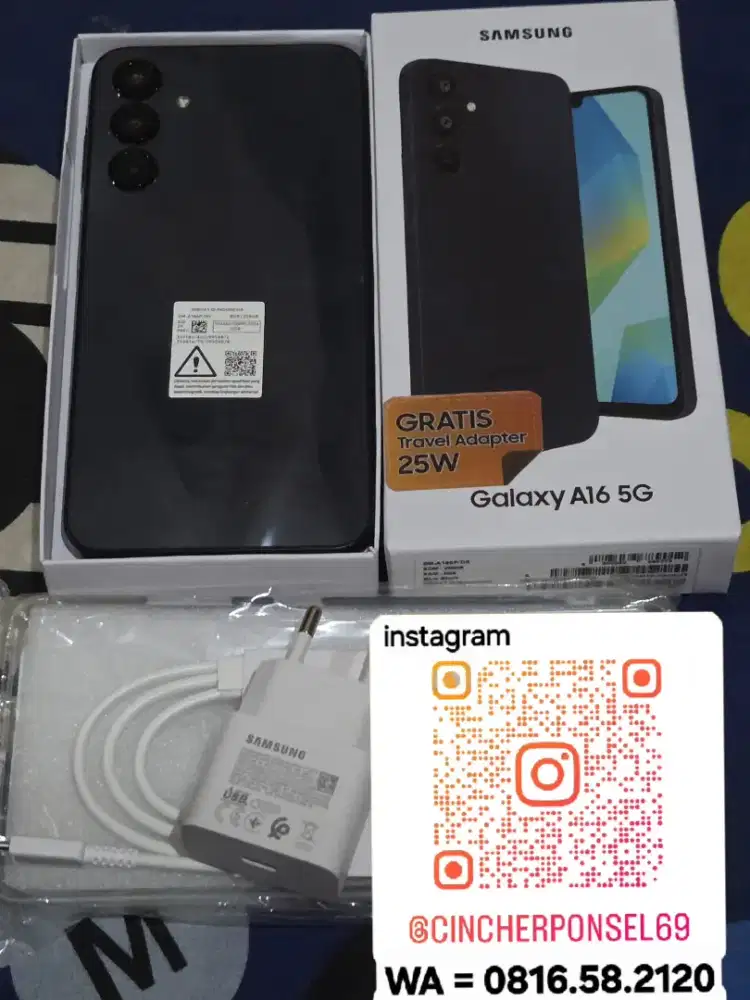 Jual hp likeNEW SAMSUNG A16 5g 8/256 istimewa grns sampai 08 26