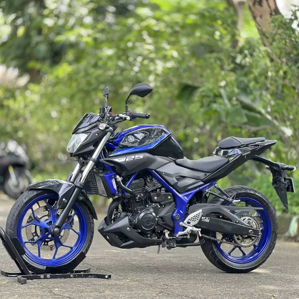 YAMAHA MT25 OLD 2017 BIRU HITAM PAJAK PANJANG  SIAP GAS