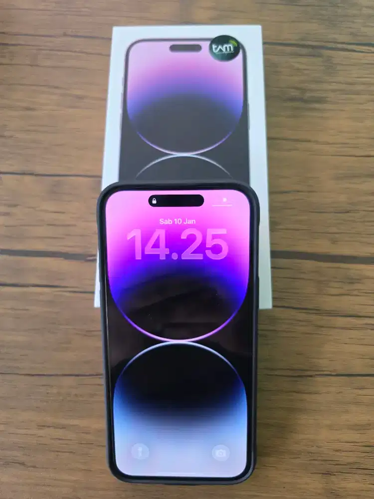 Apple iPhone 14 Pro Max Dark Purple 256GB EX IBOX mulus BH msih tinggi