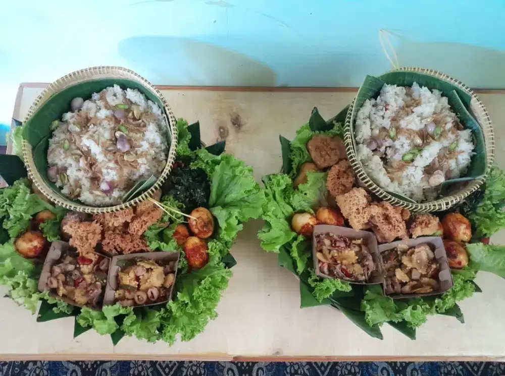 Nasi liwet paket bakulan