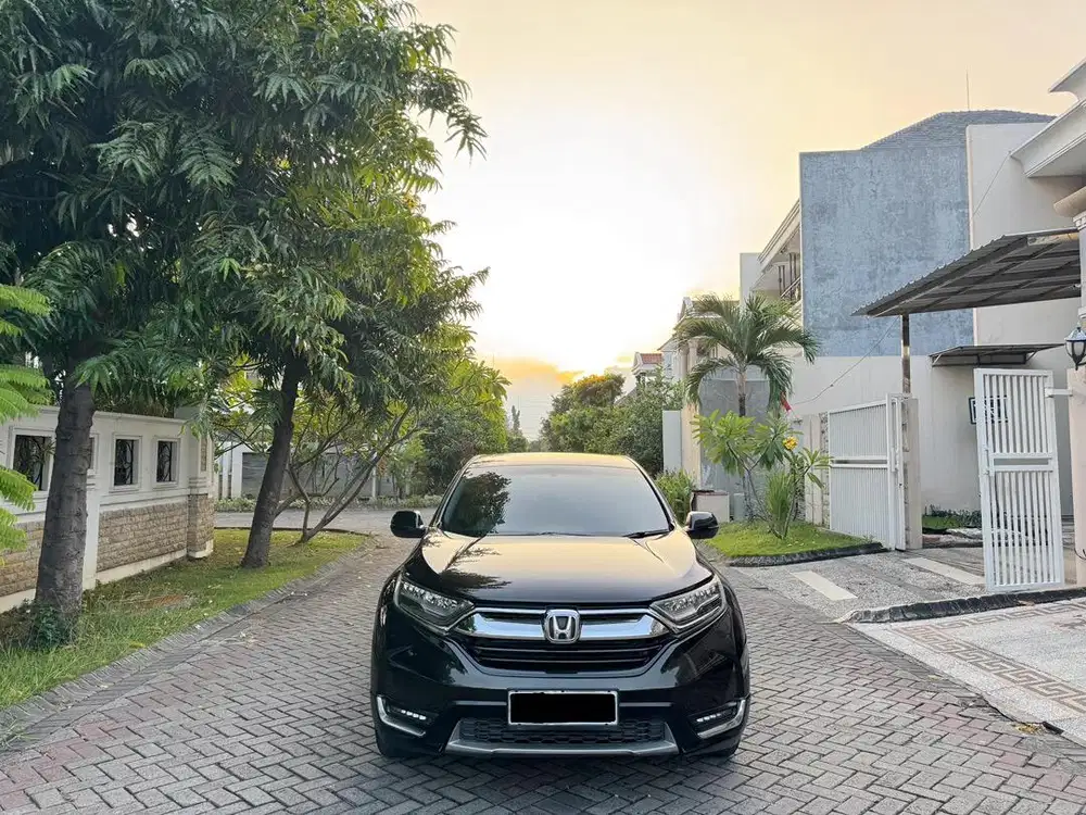 Honda CRV Turbo Prestige 1.5 2017 PMK 2018 Matic Olive Green Plat W