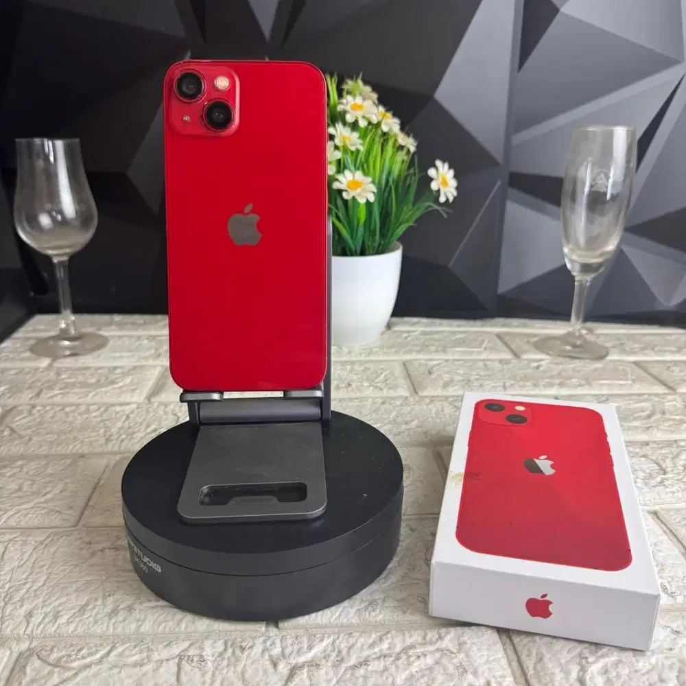 iphone 13 256gb Red Ex ibox Fullset bisa COD dan TT