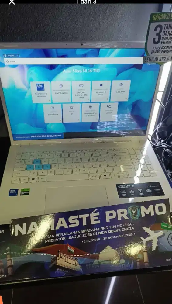 ACER NITRO LITE 16 DENGAN CICILAN 0% HOME CREDIT