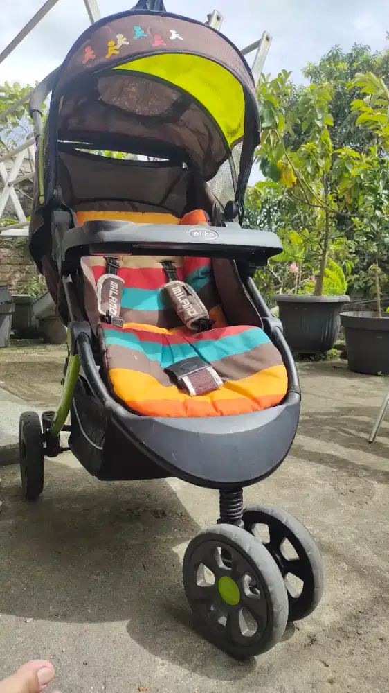 Stroller Bayi Pliko Milano – Bekas, Masih Layak Pakai