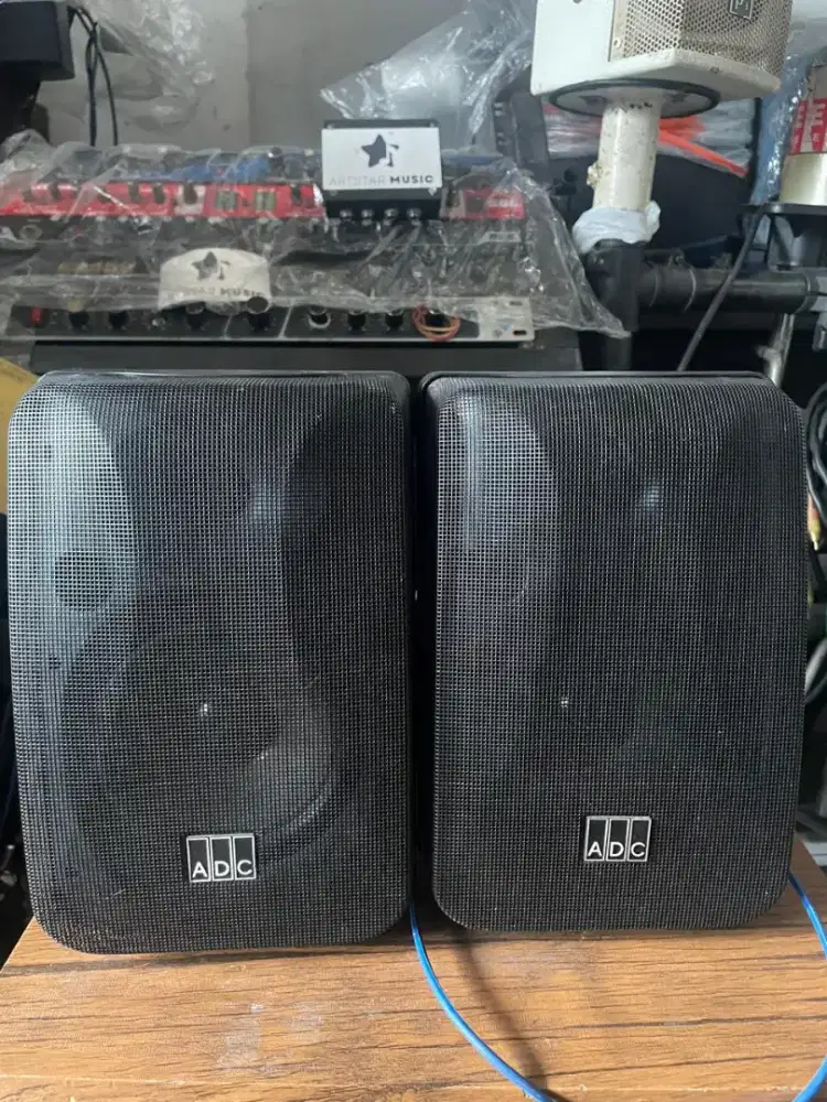 Adc st50 speaker dual way bass reflex suara jernih