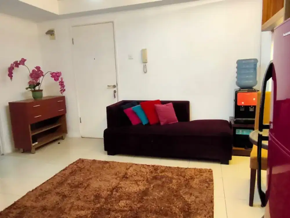 Sewa Apartemen Kalibata City Green Palace, 2BR Luas 42m2 Full Furnished, Tower Raffles