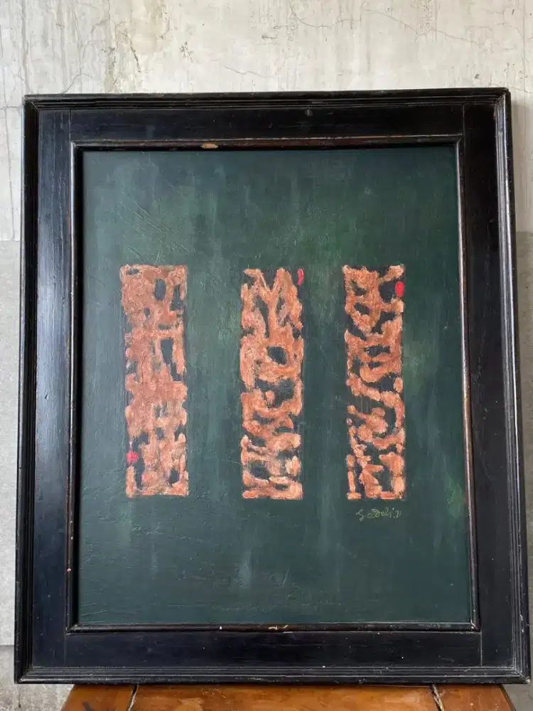 Lukisan Abstrak Karya Ahmad Sadali Tahun 1971