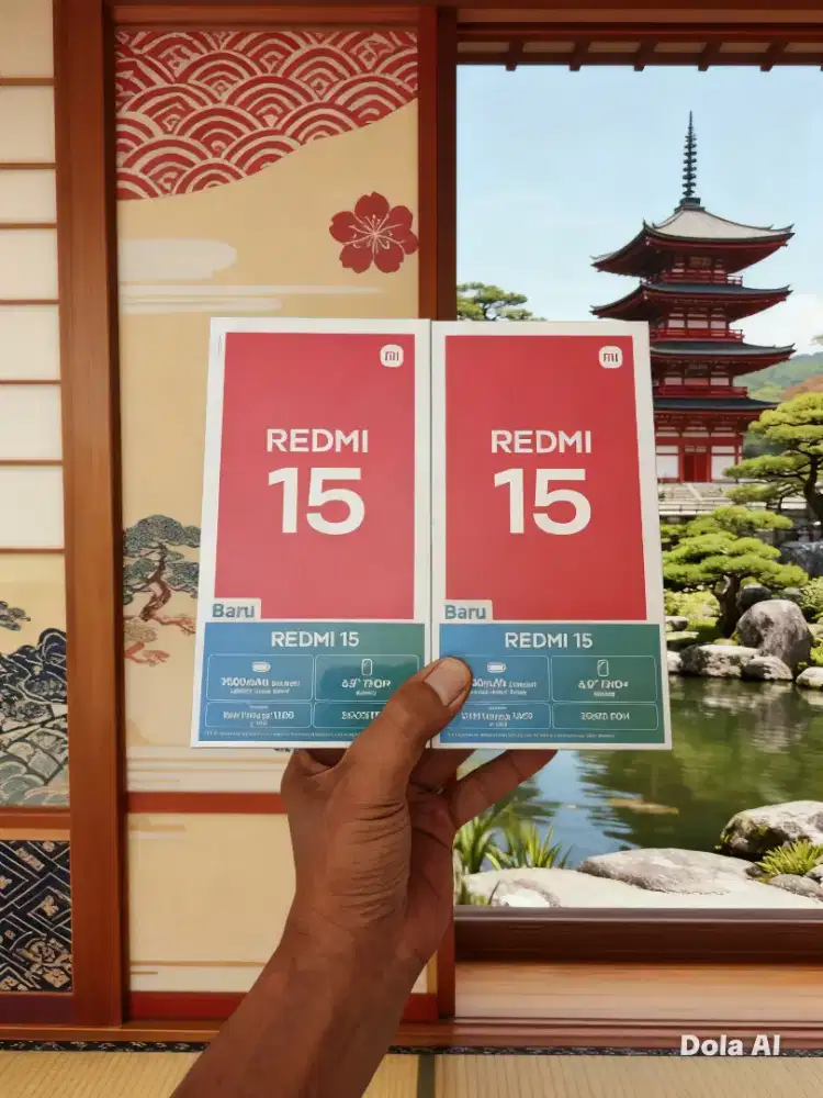 Fast respon wa Xiaomi Redmi 15 NFC 8+8/256 Garansi resmi 15bln