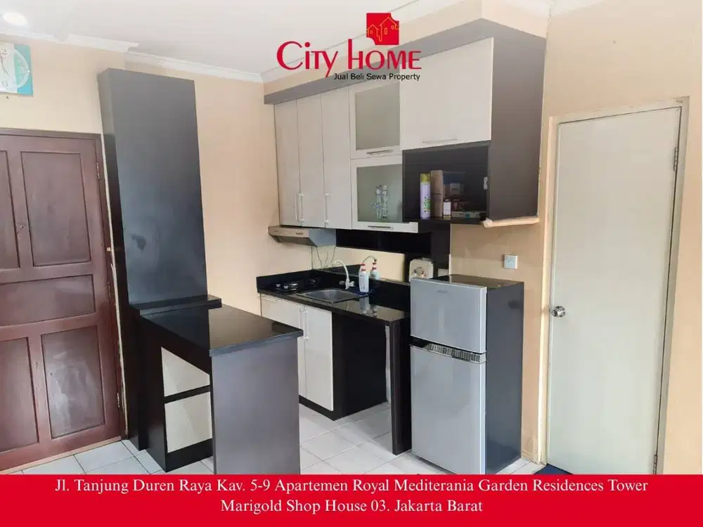 Disewakan Apartemen Medit 1 Tanjung Duren | 2BR Jadi 1 | Siap Huni
