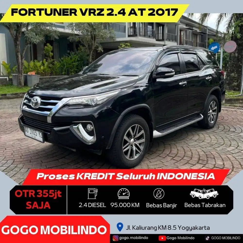 Toyota Fortuner VRZ Matic 2017 Plat AD DP Minim Bisa Kredit Palisade