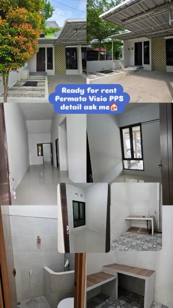 Dikontrakkan rumah Permata Visio PPS Gresik
