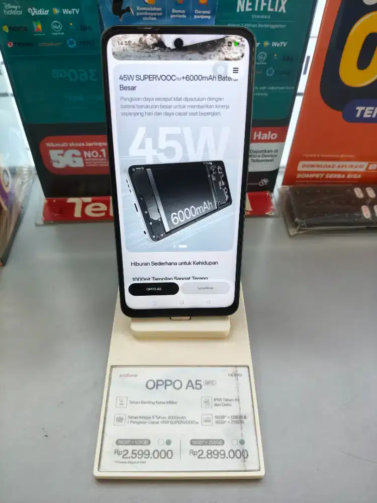 OPPO A5 Nfc 8/128 bisa cash,cicilan,tukartambah