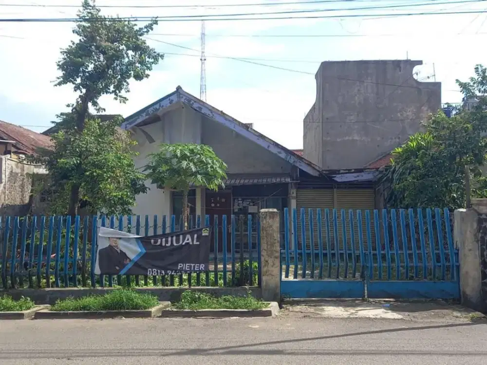 rumah lama hitung tanah di komplek Muara Moh Toha