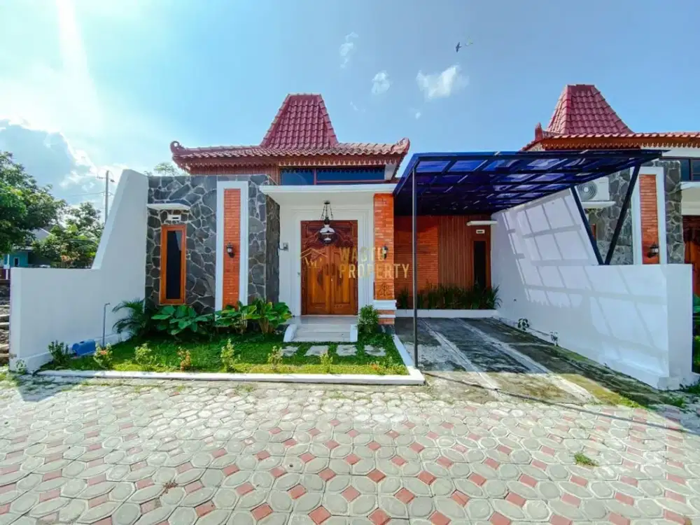 DIJUAL RUMAH SIAP HUNI ETNIK JAWA 600 JUTAAN SHM DI TLOGO PRAMBANAN DEKAT JL. RAYA JOGJA-SOLO