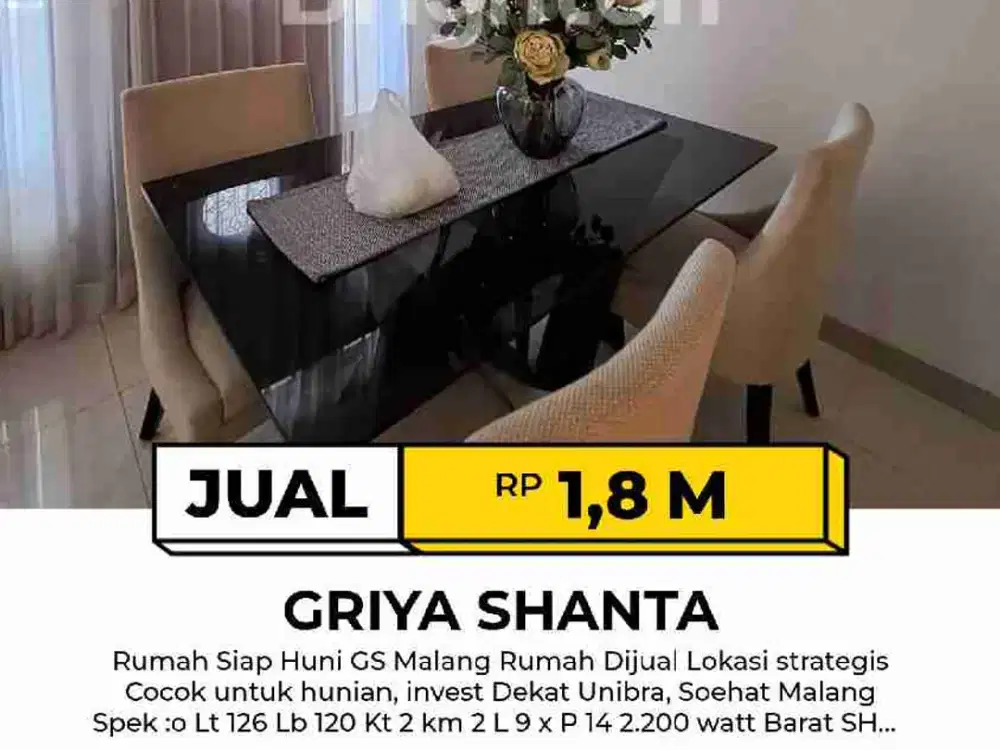 Rumah Dekat Kampus Brawijaya  Malang