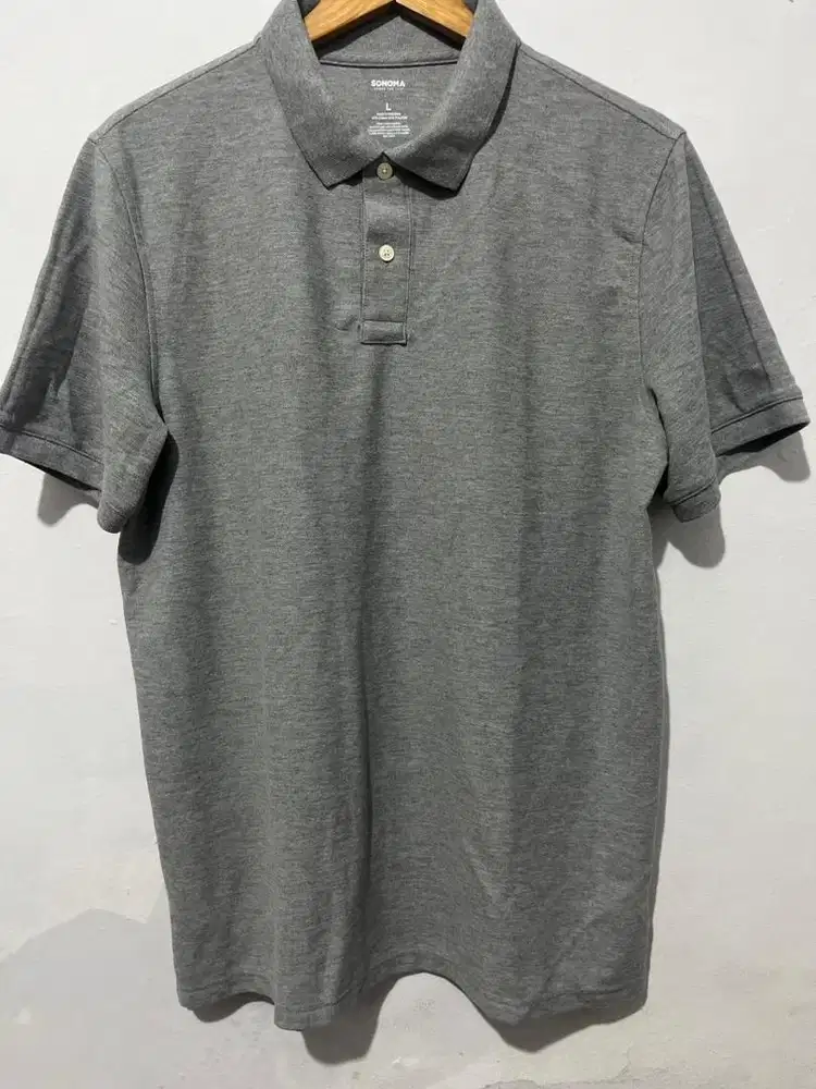 Polo Shirts Pria Sonoma Grey - L