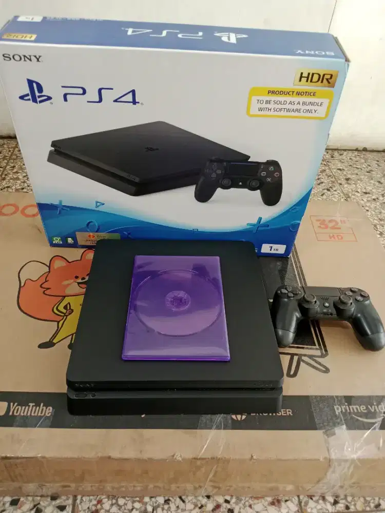 PS4 Slim 1TB Seri 22 Gw 11 Fullgame Murah Fat 500GB  l11 Bekas Second