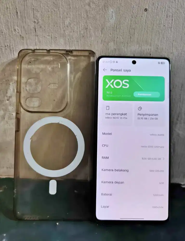 Infinix note 50 pro 8/256 batang mlus sgel bs tt
