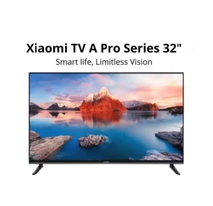 Xiaomi TV A Pro 32 Fullset Bonus Bracket + Antena (Siap Pakai)