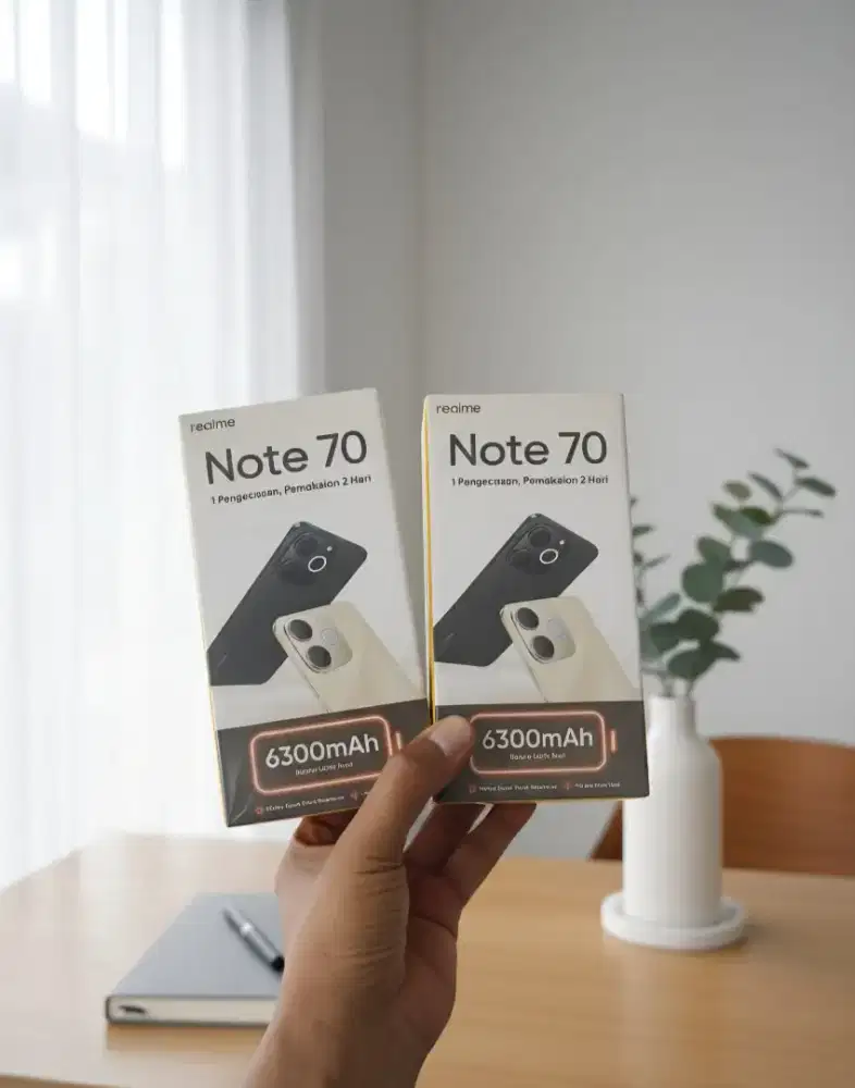 Fast respon WA Realme Note 70 4/128 Garansi resmi 1thn