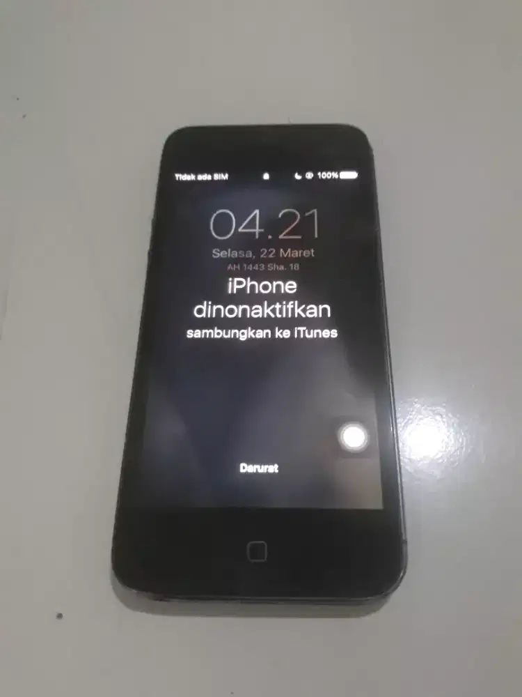 Iphone 5 Terkunci