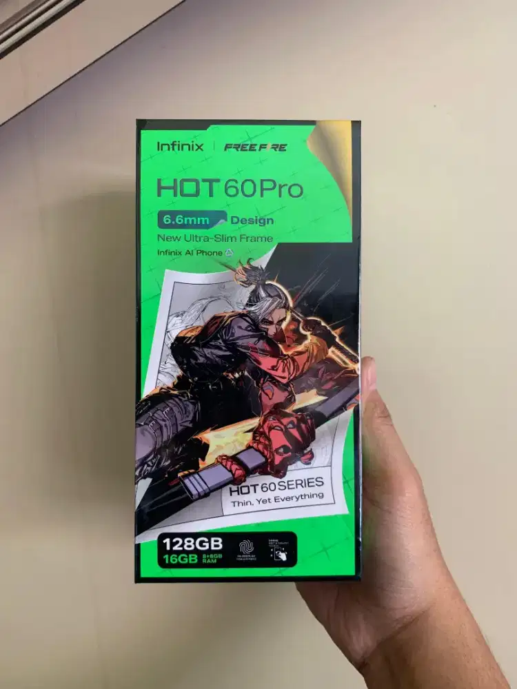 INFINIX HOT 60 PRO RAM 8/128 GB (BARU, GARANSI RESMI)