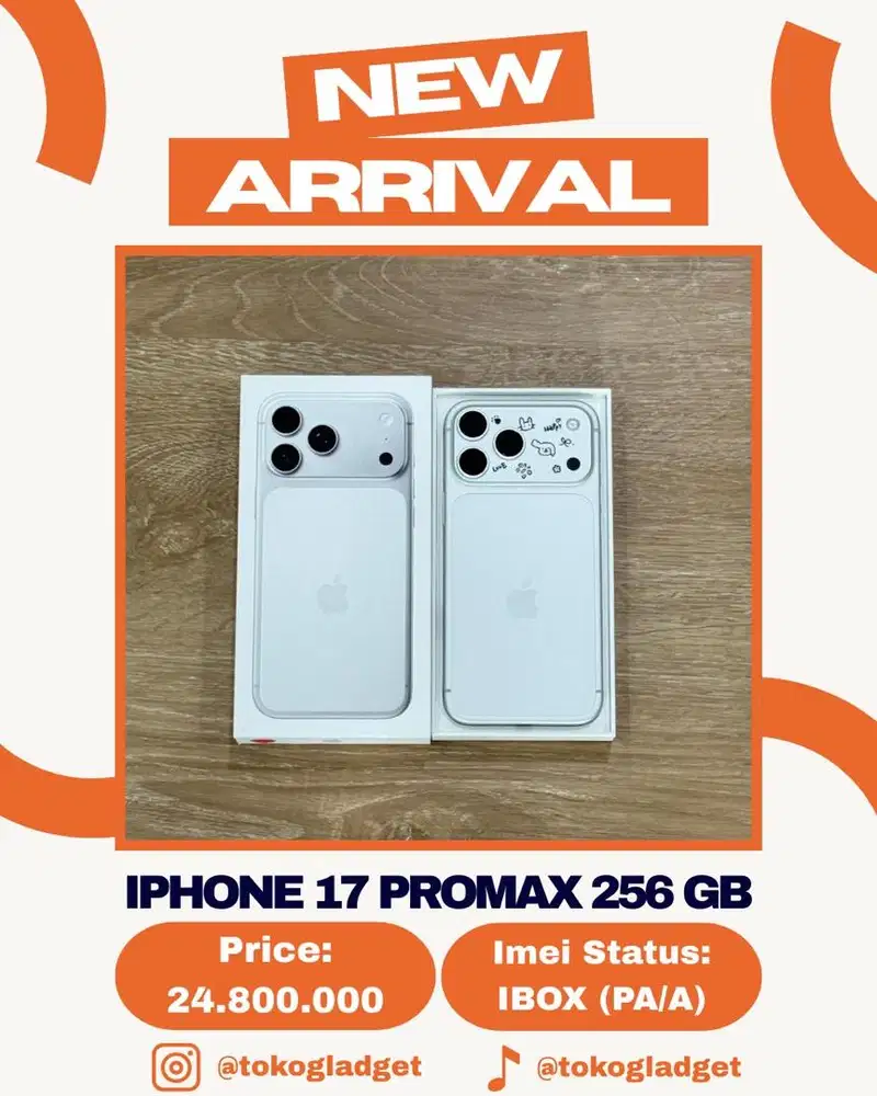 iPhone 17 Promax 256 Gb ex IBOX