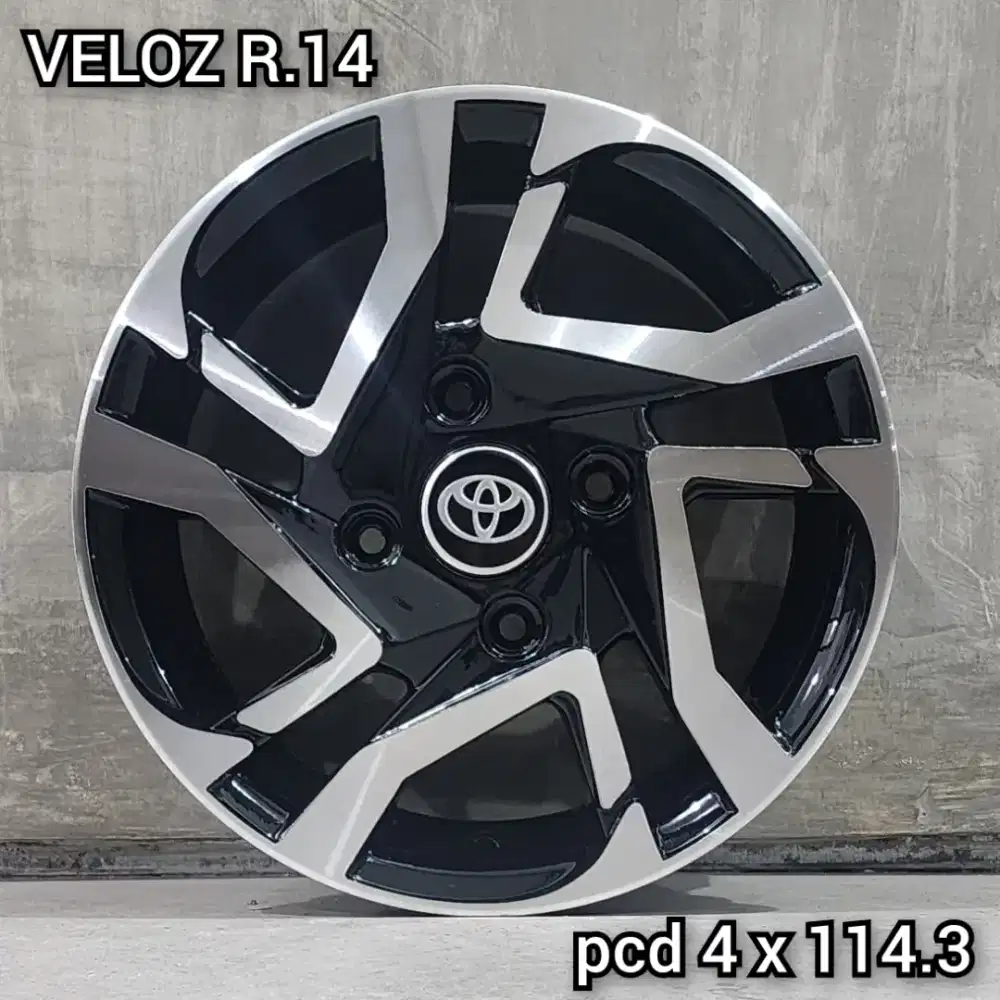 VELG VELOZ 2O2O R.14 model ORI kualitas Bagus SNI