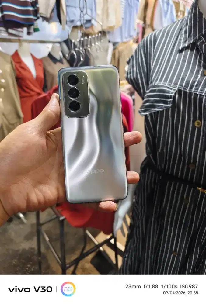 Oppo Reno 12 5G RAM12+12/256 MULUS NO MINUS KEL HP+CAS