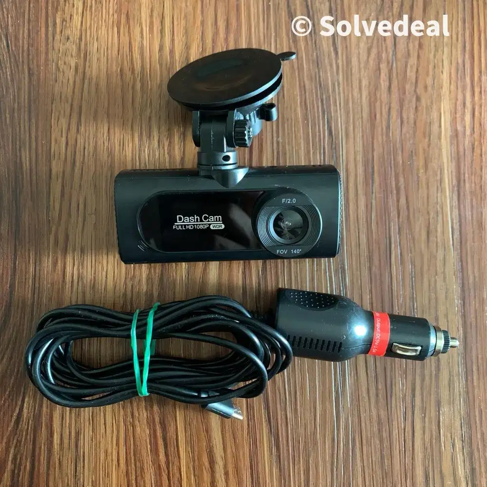 Dash Cam Mobil Full HD 1080P WDR Siap Pakai