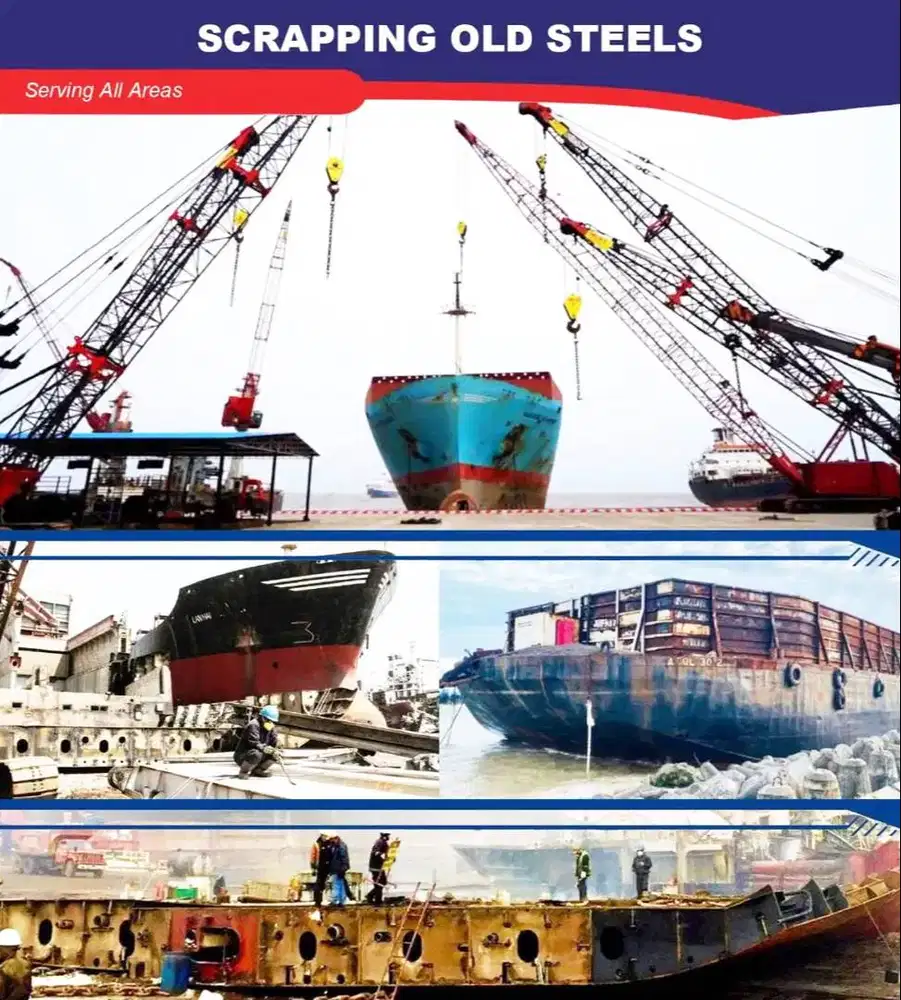 BESI TUA, JASA PEMOTONGAN KAPAL TUA, JASA SCRAPPING